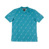 HUF Polo Manica Corta Uomo Fuck It Polo Biscay Bay Teal da uomo