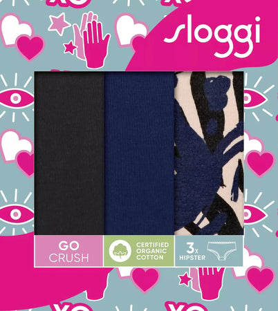 Sloggi Donna  Confezione da 3 Go Crush Hipster 10219671 S18