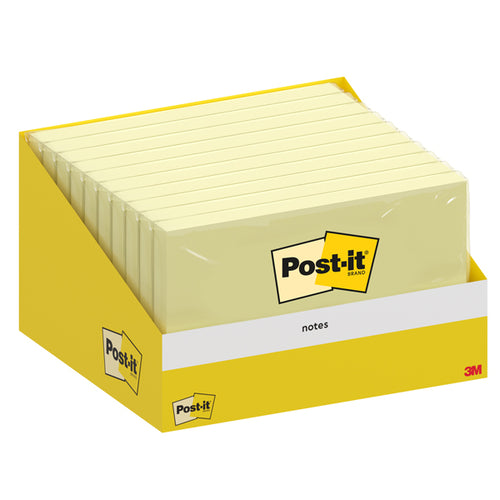 Cf.10 Blocchetti C/Film 100Fg Post-It Notes 6830-Cy-W10 76X127Mm Giallo Canary