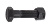 Bullone per mazza 12x1,25x45 con dado e grower confezione da 10 pezzi