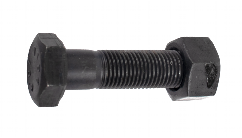 Bullone per mazza 12x1,25x45 con dado e grower confezione da 10 pezzi