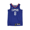 NIKE NBA Canotta Basket Uomo Nba Swingman Jersey Icon Edition No 8 Danilo Gallinari Loscli Road Rush Blue/white/university Red da uomo