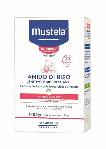 Mustela amido di riso 180g