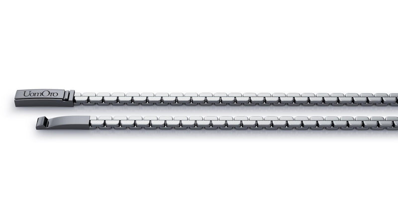 Elements - Bracciale Da Uomo Argento Rodiato