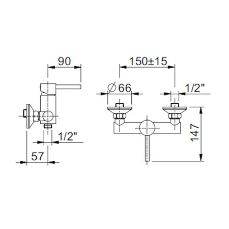 Gruppo doccia con Kit doccia - garanzia 5 anni - rubinetti bagno