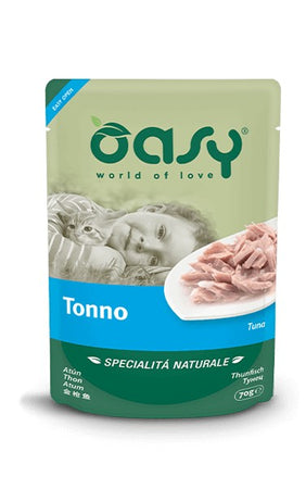 Oasy Specialità Naturale Gatti Tonno Busta 70gr