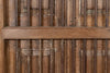Biscottini Biscottini Finestra Antica Legno Teak Massello Grata Ferro 114x13x148 finestrina
