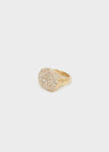 Anello linda con pietre acc.inos oro