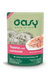 Oasy Specialità Naturale Gatti Tonno con Salmone Busta 70gr