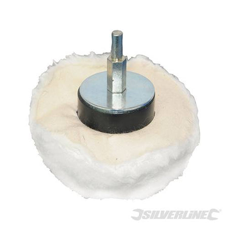 Spugna di lucidatura in cotone morbido per trapani elettrici diametro 6mm silverline freeshipping - Eternal Brico
