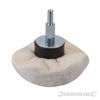 Spugna di lucidatura in cotone morbido per trapani elettrici diametro 6mm silverline Silverline