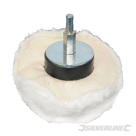 Spugna di lucidatura in cotone morbido per trapani elettrici diametro 6mm silverline freeshipping - Eternal Brico