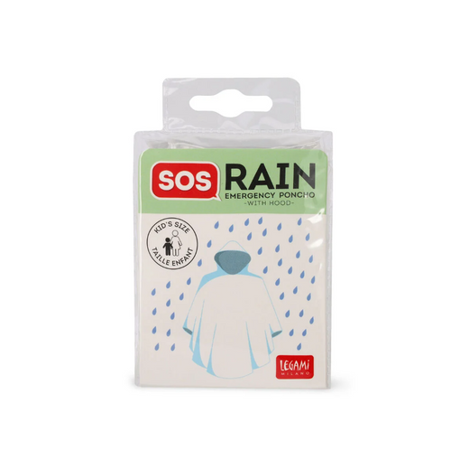 legami, Poncho Impermeabile per Bambini - SOS Rain-Kid's size
