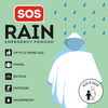 legami, Poncho Impermeabile per Bambini - SOS Rain-Kid's size