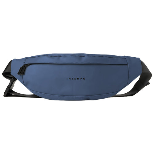 Marsupio Drop Gomma Antipioggia Dim. 37X14X5Cm Blu Intempo