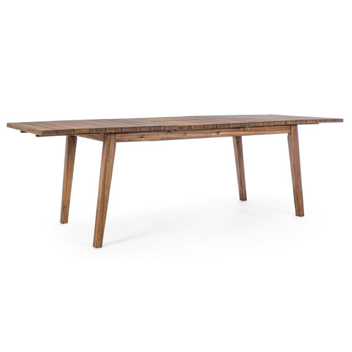Tavolo allungabile Varsavia in legno di Acacia da giardino 180/240 x 90 cm