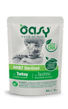 Oasy Adult Sterilized Bocconcini in Salsa Gatti Tacchino Busta 85gr