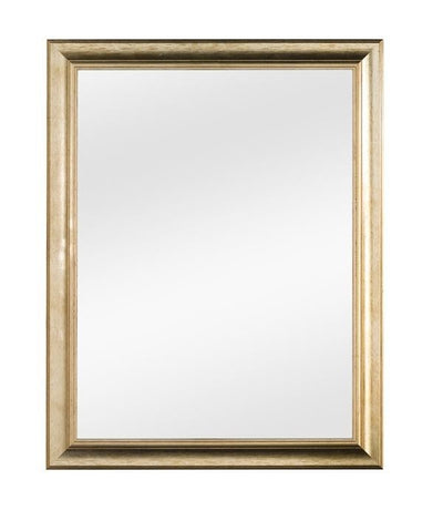 MOBILI 2G - Specchiera in foglia oro rettangolare Misure:73 x 93 x 3