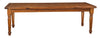 Biscottini Tavolo Country allungabile legno massello di tiglio finitura noce. Made in Italy