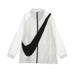 Nike Giacca a Vento Donna W Swoosh Jkt Wvn Cb White/white/black da donna
