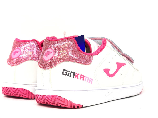 JOMA W. Ginkana. Jr Sneakers bambina bianca fucsia