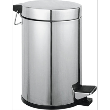CESTINO RIFIUTI BAGNO ACCIAIO INOX 3LT Ø17X26HCM MAURER AQUA