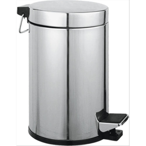 CESTINO RIFIUTI BAGNO ACCIAIO INOX 3LT Ø17X26HCM MAURER AQUA