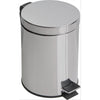 CESTINO RIFIUTI BAGNO CROMATO 12LT Ø25X40HCM MAURER AQUA
