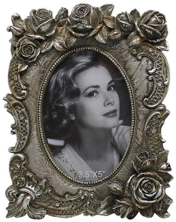 Biscottini Portafoto Biscottini Appoggio Resina Oro Anticato 14,5x3x19,5 per Foto 9x13