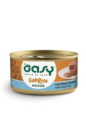 Oasy Adult CaPrice Gatti Mousse Pesce Oceanico Scatoletta 85gr