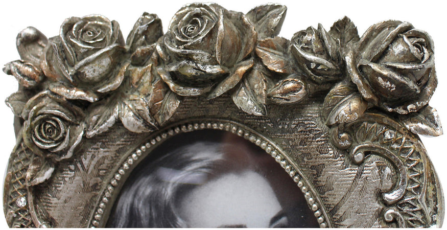 Biscottini Portafoto Biscottini Appoggio Resina Oro Anticato 14,5x3x19,5 per Foto 9x13