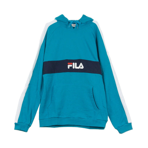 FILA Felpa Leggera Cappuccio Uomo Jeremy Caribbean Sea/bright White/black Iris da uomo