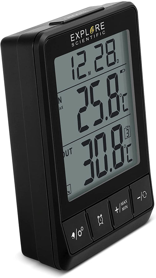 explore scientific termometro Temperatura interna / esternaSupporta fino a 3 sensori 1 incluso in confezione