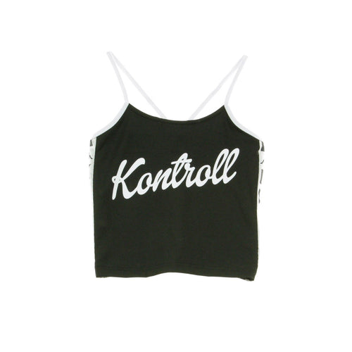 KAPPA KONTROLL Top Donna Tank 2 Black/white da donna