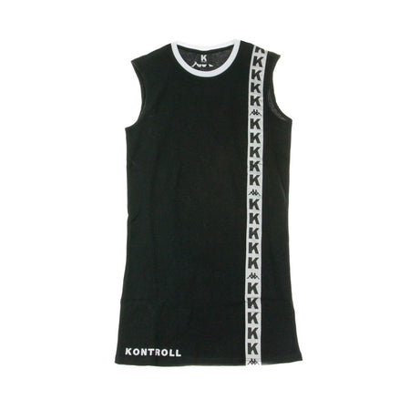 KAPPA KONTROLL Vestito Donna Long Tank Black/white da donna