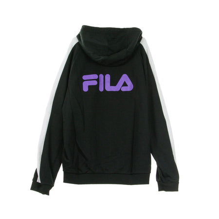 FILA Felpa Leggera Cappuccio Uomo Jeremy Hoodie Black/bright White da uomo