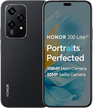 HONOR 200 LITE 8+256GB 6.75G MIDNIGHT BLACK DS ITA