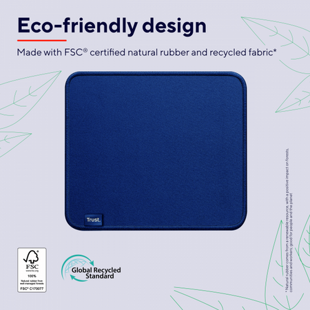 TRUST MOUSEPAD BOYE ECO BLU