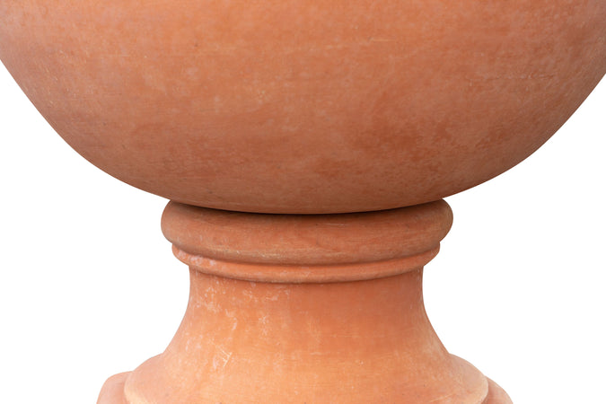 Biscottini Biscottini Vaso Orcio Coppa Terracotta Galestro Toscano Lavorato a Mano 77x87
