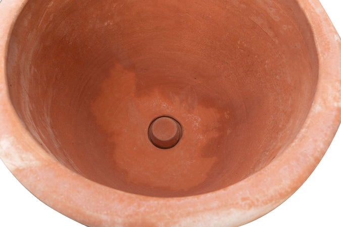 Biscottini Biscottini Vaso Orcio Coppa Terracotta Galestro Toscano Lavorato a Mano 77x87