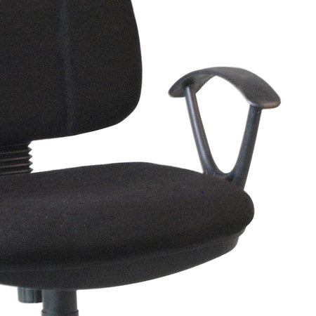 Sedia Scrivania da Ufficio 5 Ruote Girevole Ergonomica Altezza Regolabile Nero