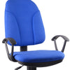 Sedia Scrivania da Ufficio 5 Ruote Girevole Ergonomica Altezza Regolabile Blu