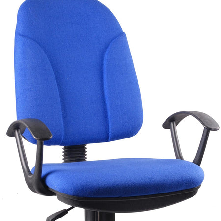 Sedia Scrivania da Ufficio 5 Ruote Girevole Ergonomica Altezza Regolabile Blu
