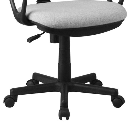 Sedia Scrivania da Ufficio 5 Ruote Girevole Ergonomica Altezza Regolabile Grigio