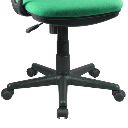 Sedia Scrivania da Ufficio 5 Ruote Girevole Ergonomica Altezza Regolabile Verde