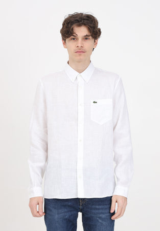 Lacoste Camicie Bianco da uomo