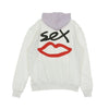 SEX SKATEBOARDS Felpa Leggera Cappuccio Uomo Two Tone Hoody Optic White/pastel da uomo