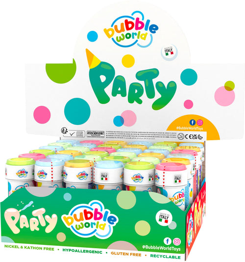 Bolle di Sapone "Party Bubbles" in confezione da 36PZ