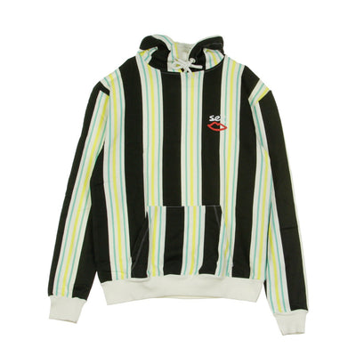 SEX SKATEBOARDS Felpa Leggera Cappuccio Uomo Slater Hoody Lime Stripe da uomo