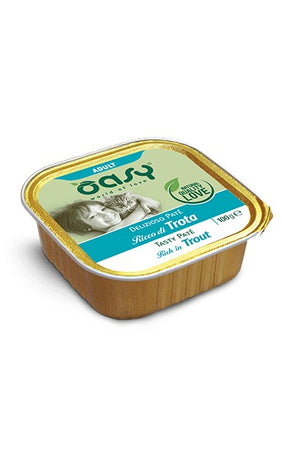 Oasy Adult Gatti Delizioso Paté Trota Vaschetta 100gr